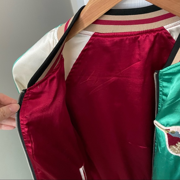 Reversible silky bomber jacket - Picture 7 of 10